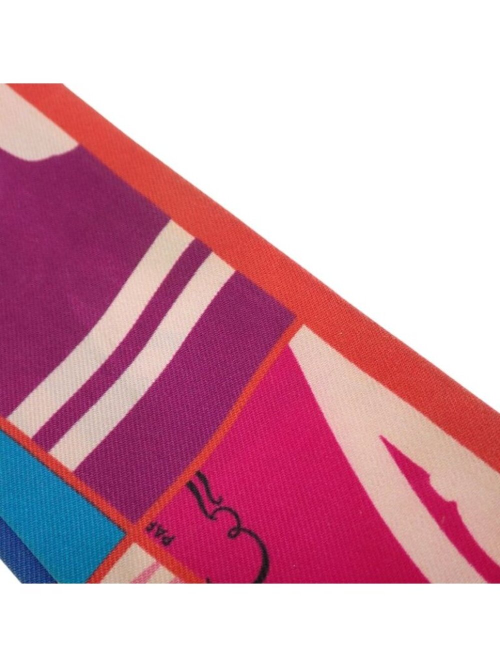 Hermes Brides de Gala En Desordre Order 13 Scarf Silk Red Rouge - Picture 12 of 12